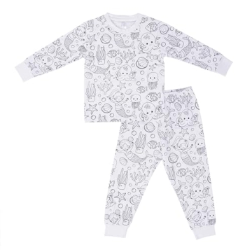 Color Your Own Mermaid Pajamas for Kids - Fun DIY Sleepwear!