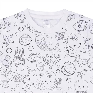 Color Your Own Mermaid Pajamas for Kids - Fun DIY Sleepwear!