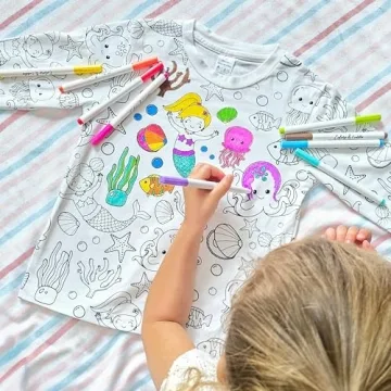 Color Your Own Mermaid Pajamas for Kids - Fun DIY Sleepwear!