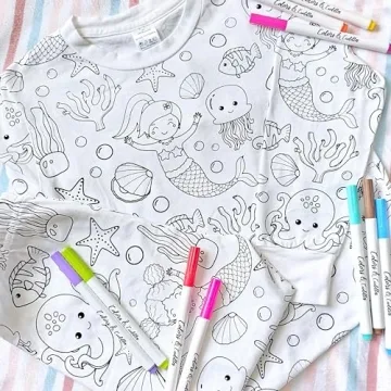 Color Your Own Mermaid Pajamas for Kids - Fun DIY Sleepwear!