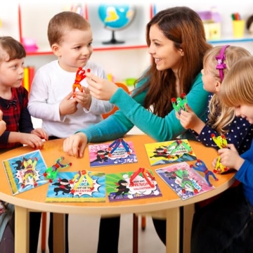 AugToy Sticky Wall Climbing Ninja Toys for Kids