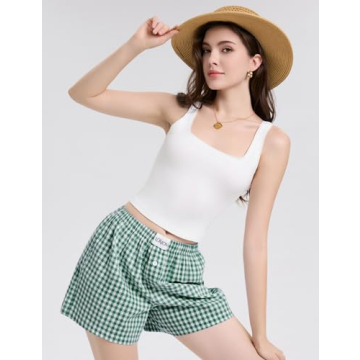 LOMON Womens Boxer Shorts Comfortable Summer Style