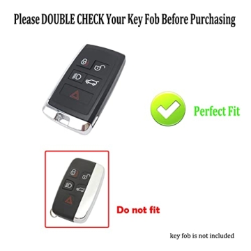 Luxury White TPU Key Fob Cover Land Rover Jaguar Gold Rim