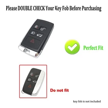 Luxury White TPU Key Fob Cover Land Rover Jaguar Gold Rim