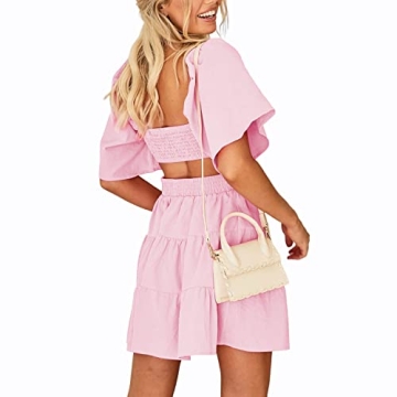 Shy Velvet Women's Cut Out Mini Dress for Summer Events