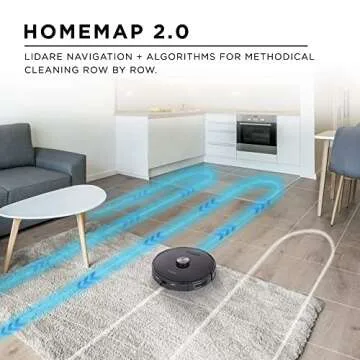 iHome AutoVac Nova - Self Emptying Robot Vacuum and Mop