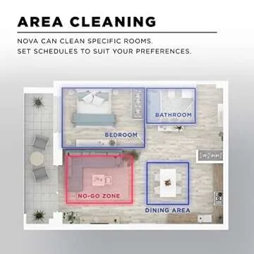 iHome AutoVac Nova - Self Emptying Robot Vacuum and Mop