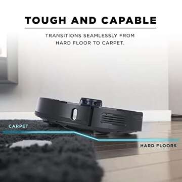 iHome AutoVac Nova - Self Emptying Robot Vacuum and Mop