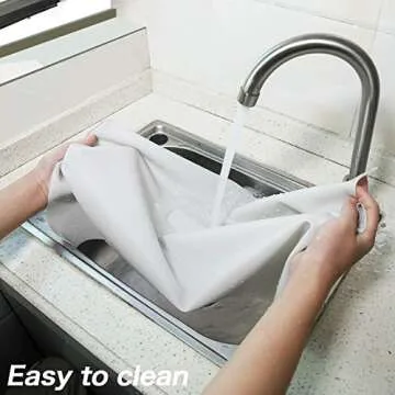 X-Large Non-Toxic Silicone Table Mat for Easy Cleanup