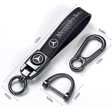 Genuine Leather Mercedes Benz Key Chain Accessories