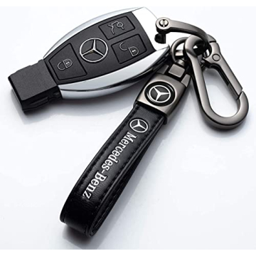 Genuine Leather Mercedes Benz Key Chain Accessories