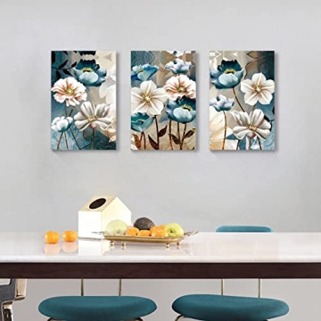 Lotus Flower Canvas Art Set for Home Decor