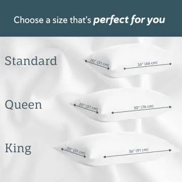 Digital Decor Set of 2 Cooling Bed Pillows – 100% Cotton, Hypoallergenic, & Machine Washable, Hotel Pillows Made in USA