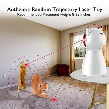 Valonii Rechargeable Motion Activated Cat Laser Toy