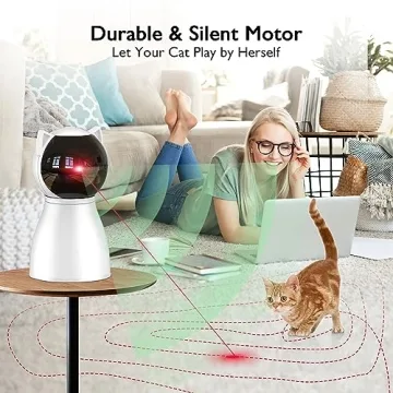 Valonii Rechargeable Motion Activated Cat Laser Toy