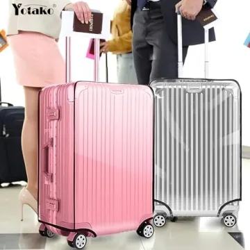 Yotako 30 Inch Clear PVC Luggage Cover Protector Durable Travel
