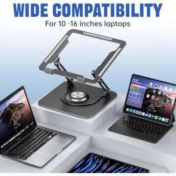 JOYEKY Adjustable Laptop Stand with 360° Rotation