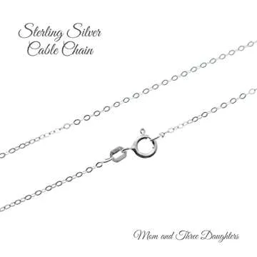 Jet Airplane Necklace in Sterling Silver | 18 Inch Cable Chain | Crystal Pearl | Pilot Gift I Flight Attendant Gift