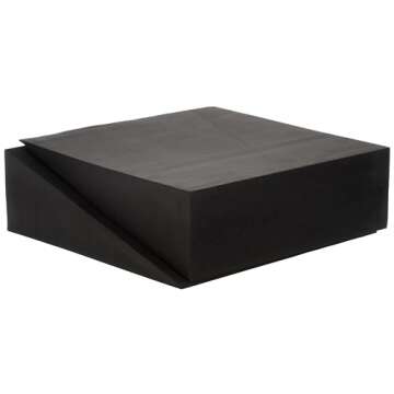 Trademark Innovations 12" Foam Incline Stretch Wedge - Set of 2, Black