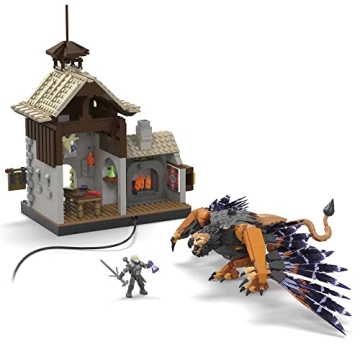 MEGA The Witcher Building Set with Griffin and Geralt Figure