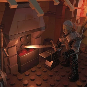 MEGA The Witcher Building Set with Griffin and Geralt Figure