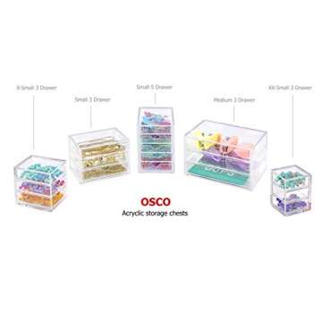 Osco Triple Acrylic Drawer for Stylish Organization