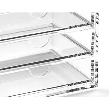 Osco Triple Acrylic Drawer for Stylish Organization