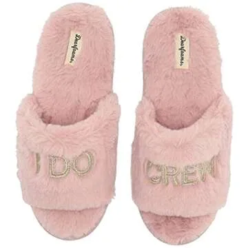 Dearfoams I Do Crew Slippers for Wedding & Bachelorette