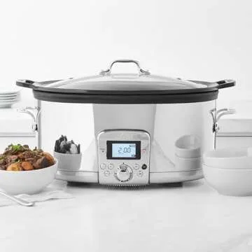 All-Clad Gourmet Plus Slow Cooker with All-In One Browning, 7-Qt.