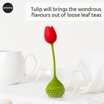 OTOTO Tulip Tea Infuser - Cute Tea Steeper for Every Occasion