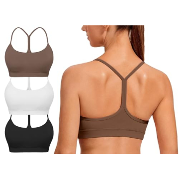 Stylish Y Back Sports Bras for Women - 3 Pack Activewear