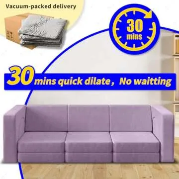 wanan Kids Couch 12PCS, Modular Kids Play Couch for Playroom Bedroom, 12 in 1 Multifunctional Kids Sofa for Playing, Creativing, Sleeping, Indoor Toddler Couch for Boys and Girls(Blueberry)