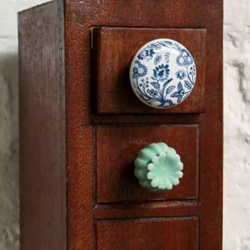 Ceramic Beckenham Knobs - Set of 6 Unique Pulls