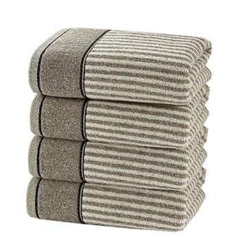 Pidada Cotton Hand Towels - Soft & Stylish Set of 4