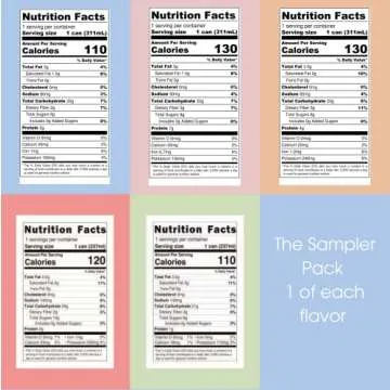 Pop & Bottle, Oat Milk Lattes - Maca, Antioxidants, Ashwagandha, MCT Oil, Collagen, Mushrooms, Organic, Dairy & Gluten Free, Great as Iced Coffee, Lightly Sweetened with Dates - 8 Fl Oz (5 Pack)