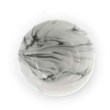 Elama Marble Dinnerware Set - 16 Piece Elegant Tableware