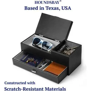 HOUNDSBAY Captain Dresser & Nightstand Valet Organizer