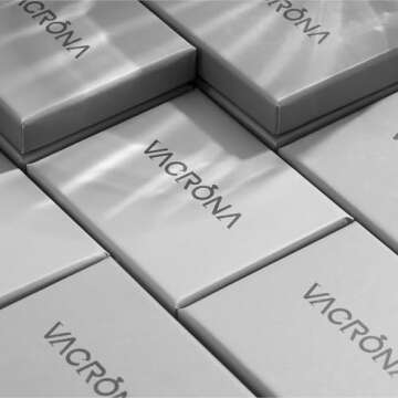 VACRONA Gold Spike Huggie Hoop Earrings for Women 14K