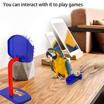 Koea 4 Pcs Fun Bird Training Toys Set for Small Birds