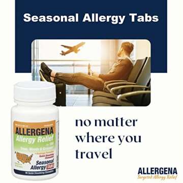 PROGENA - Allergena Seasonal Allergy Tabs - Non-Drowsy Relief in 90 Tablets