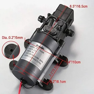 Bayite 12V DC Water Transfer Pump - Diaphragm Pump