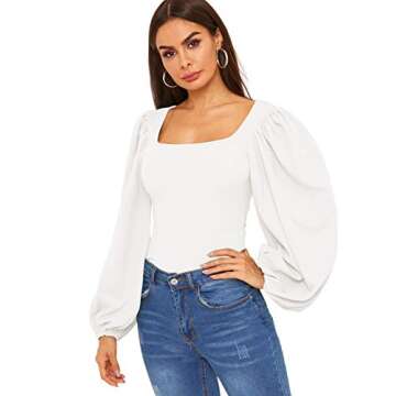 Romwe Casual Soft Cloth New White T-Shirt for Comfortable Style