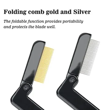 G2PLUS Folding Eyelash Comb Set for Perfect Lashes