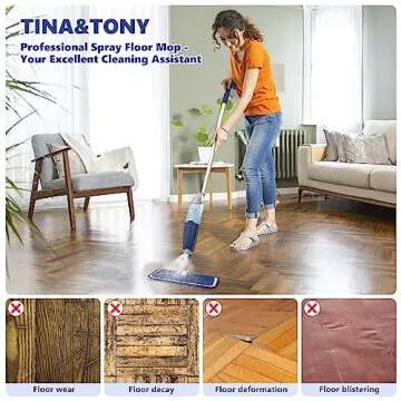 Ergonomic Spray Mop for Effortless Floor Cleaning