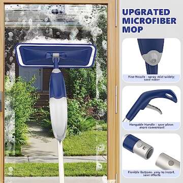 Ergonomic Spray Mop for Effortless Floor Cleaning