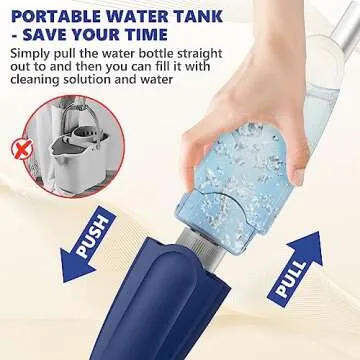Ergonomic Spray Mop for Effortless Floor Cleaning