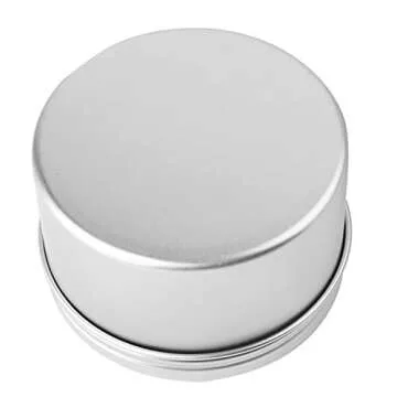 Tosnail Lightweight Round Tins with Screw Lids 24 Pack
