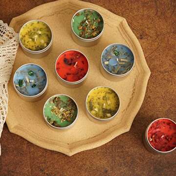 Tosnail Lightweight Round Tins with Screw Lids 24 Pack