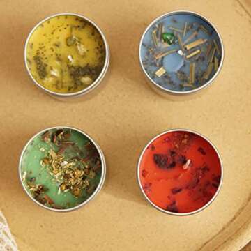 Tosnail Lightweight Round Tins with Screw Lids 24 Pack