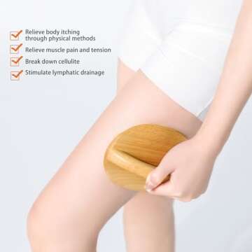 AiRelax Wooden Massage Brush - Cellulite & Skin Relief